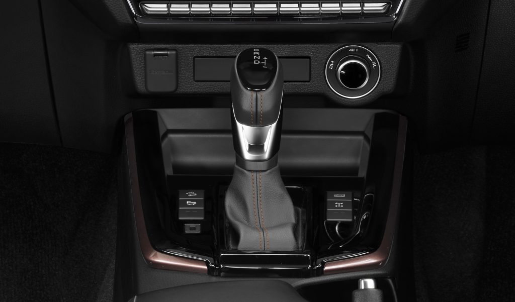 Interior dashboard of the current Isuzu D-MAX Double Cab