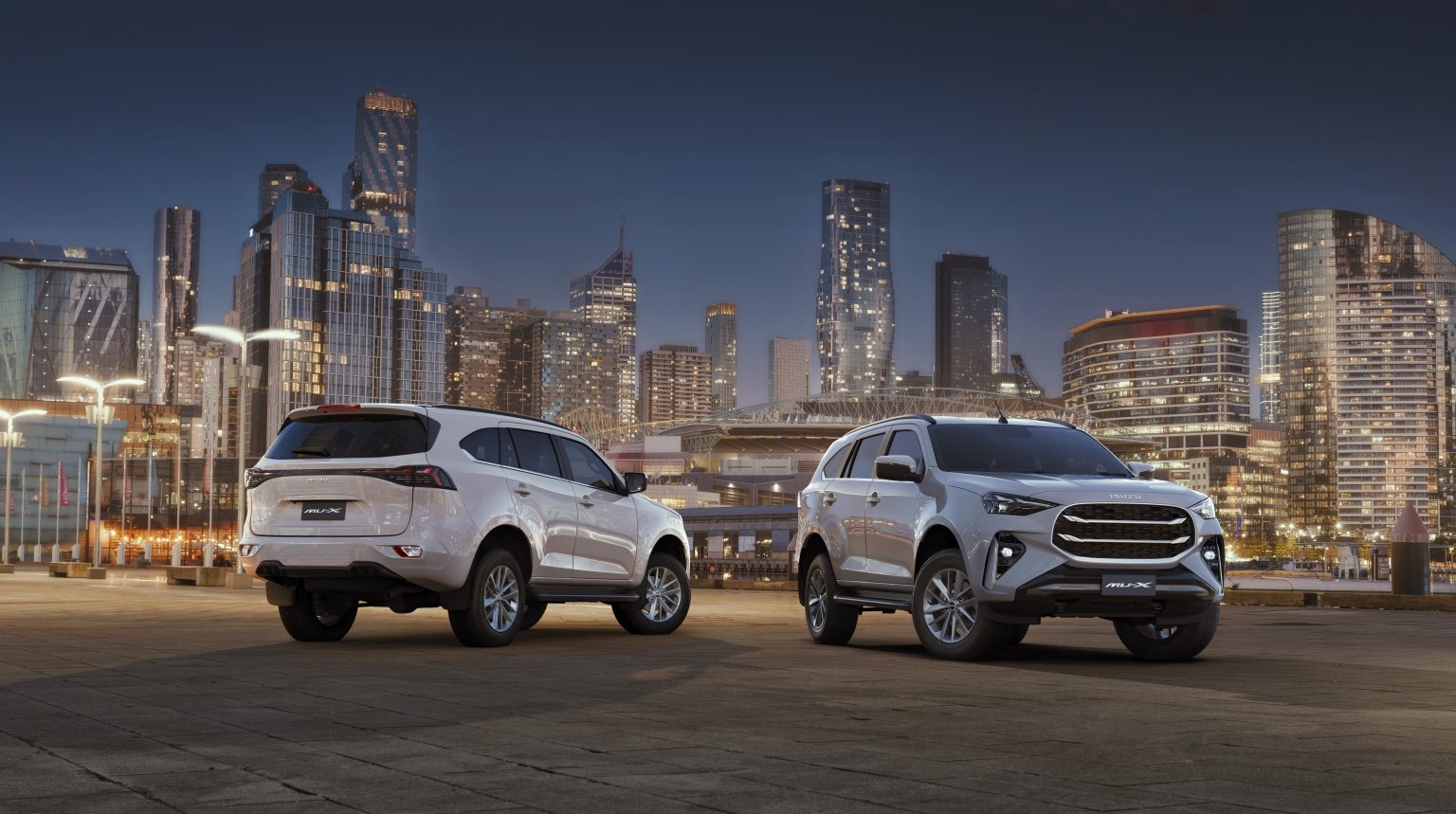 Current Isuzu mu-X SUV range